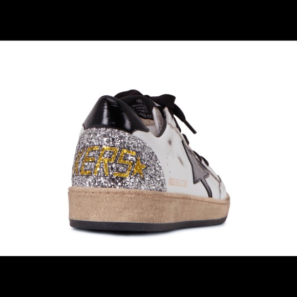 ISO Golden Goose Ballstar black star with glitter heel in size 39 (9) - Picture 3 of 3